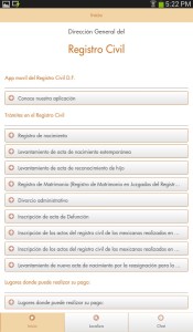 Proporciona información referente a los diversos actos y trámites en esa institución.