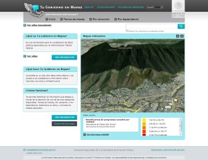 Sitio web mapas.gob.mx