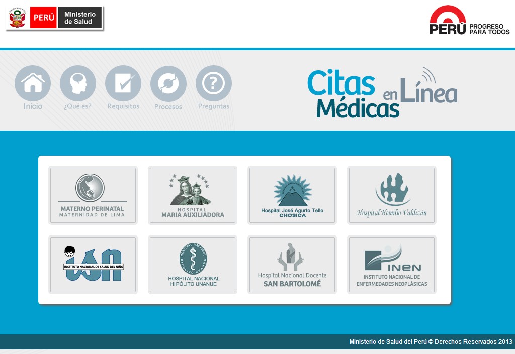 "Citas médicas en línea" de Perú, premiado