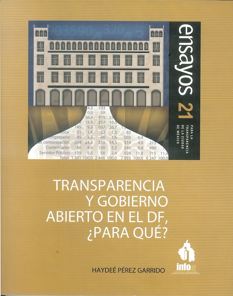 Haydeé Pérez Garrido de Fundar escribió "Transparencia y gobierno_abierto en el Distrito Federal"